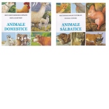 Pachet Mica enciclopedie ilustrata: 1. Animale salbatice; 2. Animale domestice