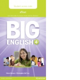 Big English 4 Pupil's eText Access Code (standalone)