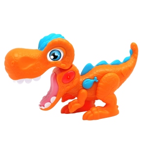 Dinozaur Junior cu lumini si sunete - Portocaliu