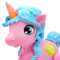 Unicorn Junior cu lumini si sunete - Roz