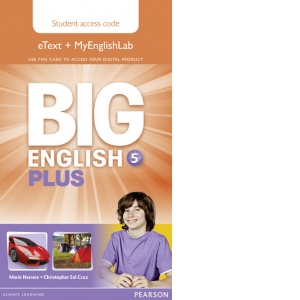 Big English Plus Level 5 Pupil’s eText and MyEnglishLab Access Card