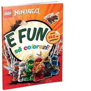 E fun sa colorezi - Ninjago (carte de colorat cu abtibilduri)