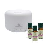 Set aromaterapie Momentele Iubirii, Aroma Difuzor Relax si 3 Uleiuri Parfumate, Aroma Land, 10 ml