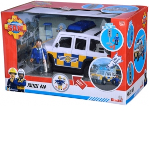 Masina de politie cu figurina Malcom - Pompierul Sam