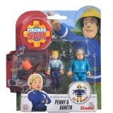 Pompierul Sam - Set figurine Penny si Gareth 7.5 cm
