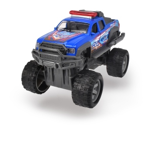 Masina de teren albastra din metal Rally Monster 15 cm