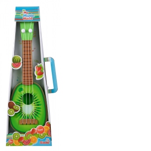 Instrument muzical Ukulele cu design de kiwi