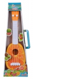 Instrument muzical Ukulele cu design de portocala