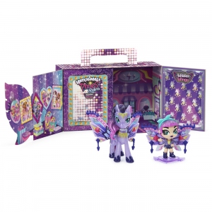 Hatchimals - Set de joaca cu figurine Pixies Riders violet