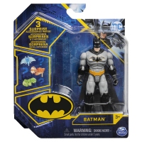 Figurina Batman clasic articulata 10 cm cu 3 accesorii supriza