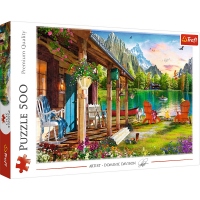 Puzzles Trefl 500 Cabana din munti