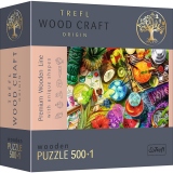 Puzzle Trefl din lemn 500+1 Cocktailurile colorate