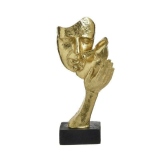 Statueta Golden Kiss, Charisma, Rasina, 14Χ10Χ30 cm