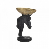 Bol decorativ Dark Horse, Charisma, Rasina, 19Χ12Χ27