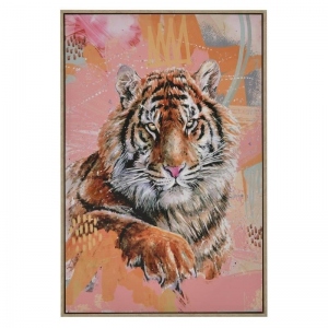 Tablou Canvas Tiger King, 60x90cm