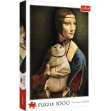 Puzzle Trefl 1000 Doamna cu pisica