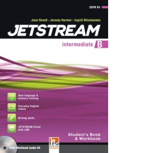 Jetstream Intermediate B Student's Book & Workbook