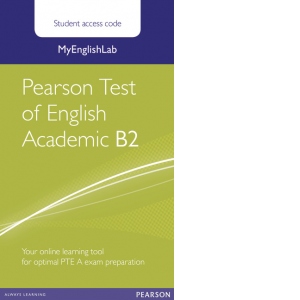 MyEnglishLab Pearson Test of English Academic B2 Standalone Student Access Card
