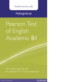 MyEnglishLab Pearson Test of English Academic B1 Standalone Student Access Card