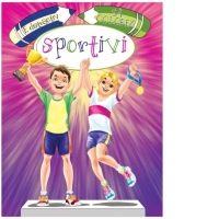 E distractiv sa colorez sportivi