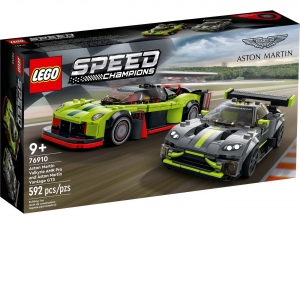 LEGO Speed Champions - Aston Martin Valkyrie AMR PRO si Aston Martin Vantage GT3 76910, 592 piese