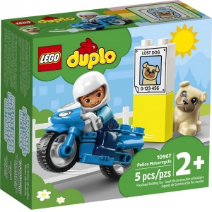 LEGO Duplo - Motocicleta de politie 10967, 5 piese