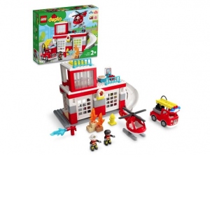 LEGO DUPLO - Statie de Pompieri si elicopter 10970, 117 piese