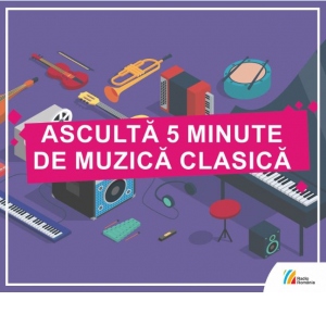 Asculta 5 minute de muzica clasica. CD Audio