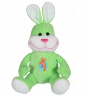 Animalut de Paste cu sunet jucarie 15 cm, verde