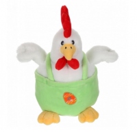 Gaina simpatica din plus cu sunet 20 cm, model 2