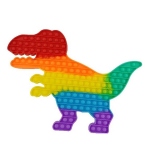 Jucarie pop it now & flip it, Dinozaur urias, Multicolor