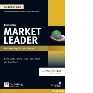 Market Leader 3rd Edition Extra Elementary Coursebook with DVD-ROM and MyEnglishLab Pack