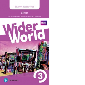 Wider World 3 eBook Students' online access code