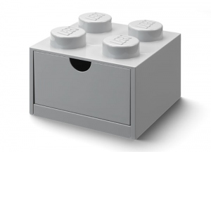 Sertar de birou LEGO 2x2 gri