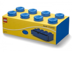 Sertar de birou LEGO 2x4 albastru