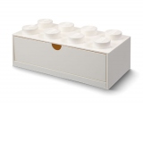 Sertar de birou LEGO 2x4 alb