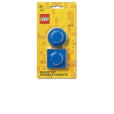 Set 2 magneti LEGO (culoare albastru)