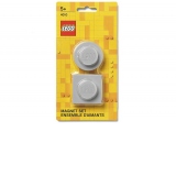 Set 2 magneti LEGO (culoare gri)