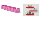 Suport LEGO pentru carti - Roz