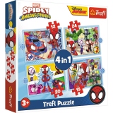 Puzzle Trefl 4in1 Spidey - Echipa Spidey