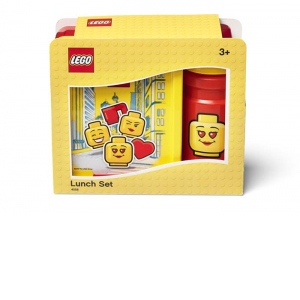 Set pentru pranz LEGO Iconic rosu-galben