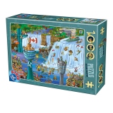 Puzzle 1000 piese - Cascada Niagara