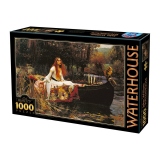 Puzzle 1000 piese John William Waterhouse - The Lady of Shalott