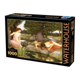 Puzzle 1000 piese John William Waterhouse - Echo and Narcissus