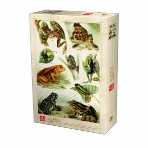 Puzzle 1000 piese - Encyclopedia Frogs
