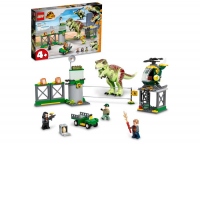 LEGO Jurassic World - Evadarea dinozaurului T.rex 76944, 140 piese