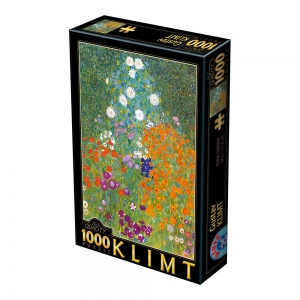 Puzzle 1000 piese Gustav Klimt - Farm Garden
