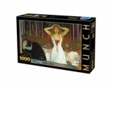 Puzzle 1000 piese Edvard Munch - Ashes / Cenusa