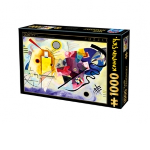 Puzzle 1000 piese Wassily Kandinsky - Yellow-Red-Blue