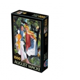 Puzzle 1000 piese August Macke - Four Girls